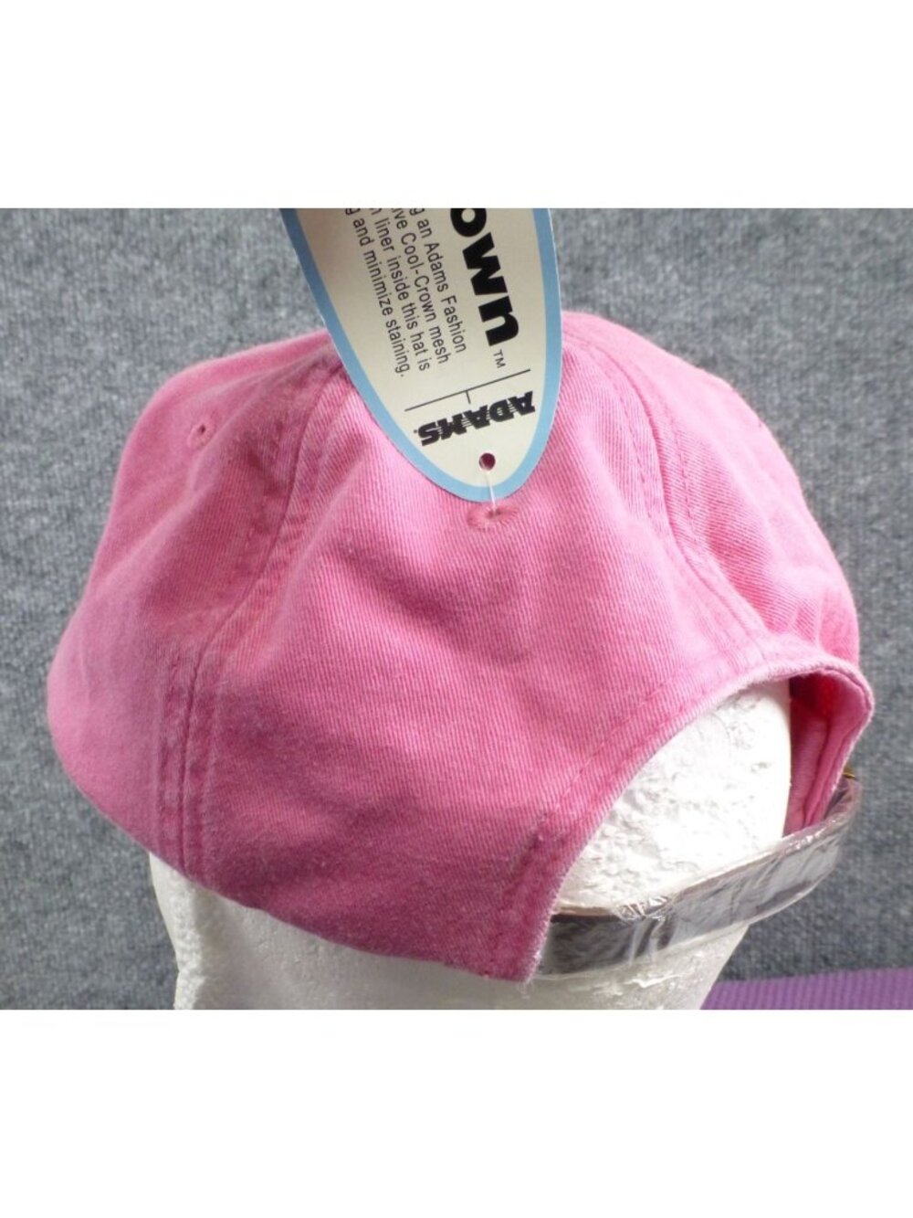 Adams Pink Cool-Crown Cotton Embroidered Baseball Cap With Palm Tree Design - Picture 5 of 12
